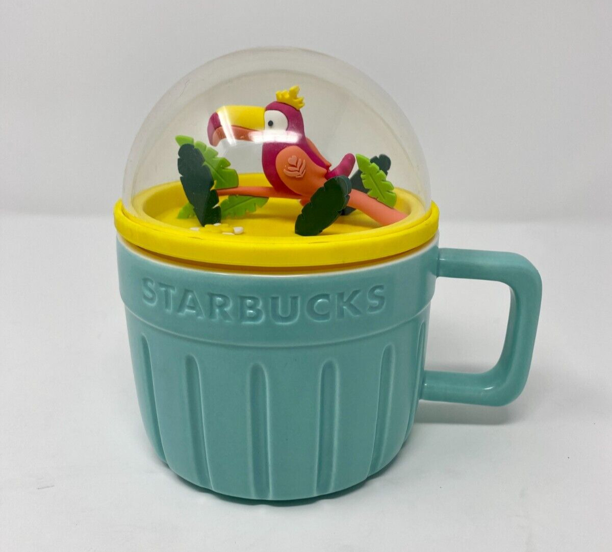 Starbucks Toucan Dome Lid 15oz Mug 2021 Summer Jungle Edition Japan Ceramic