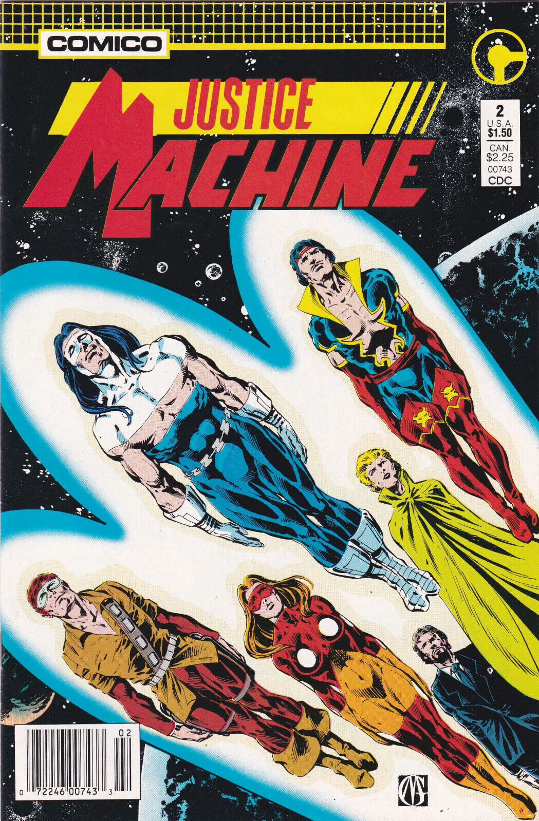 Justice Machine #2, Vol. 2 (1987-1989) Comico