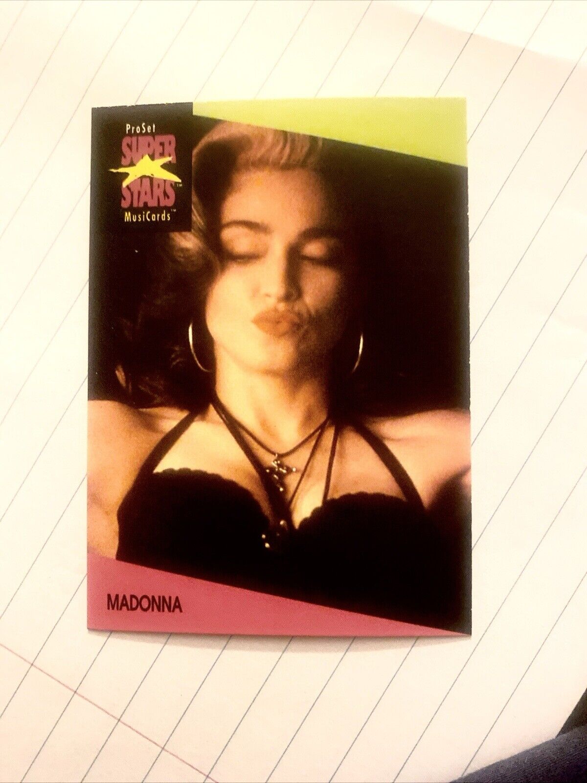 Madonna 1991 Super Stars of Music Pro Set Card #65