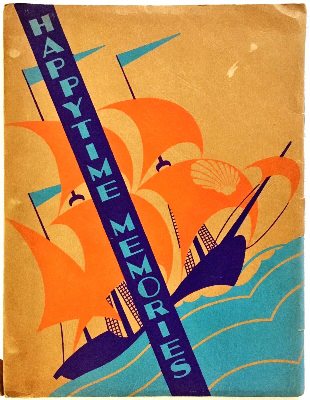 Vintage Shell Oil Gas Advertising Book Radio Program Happytime Memories 1931 