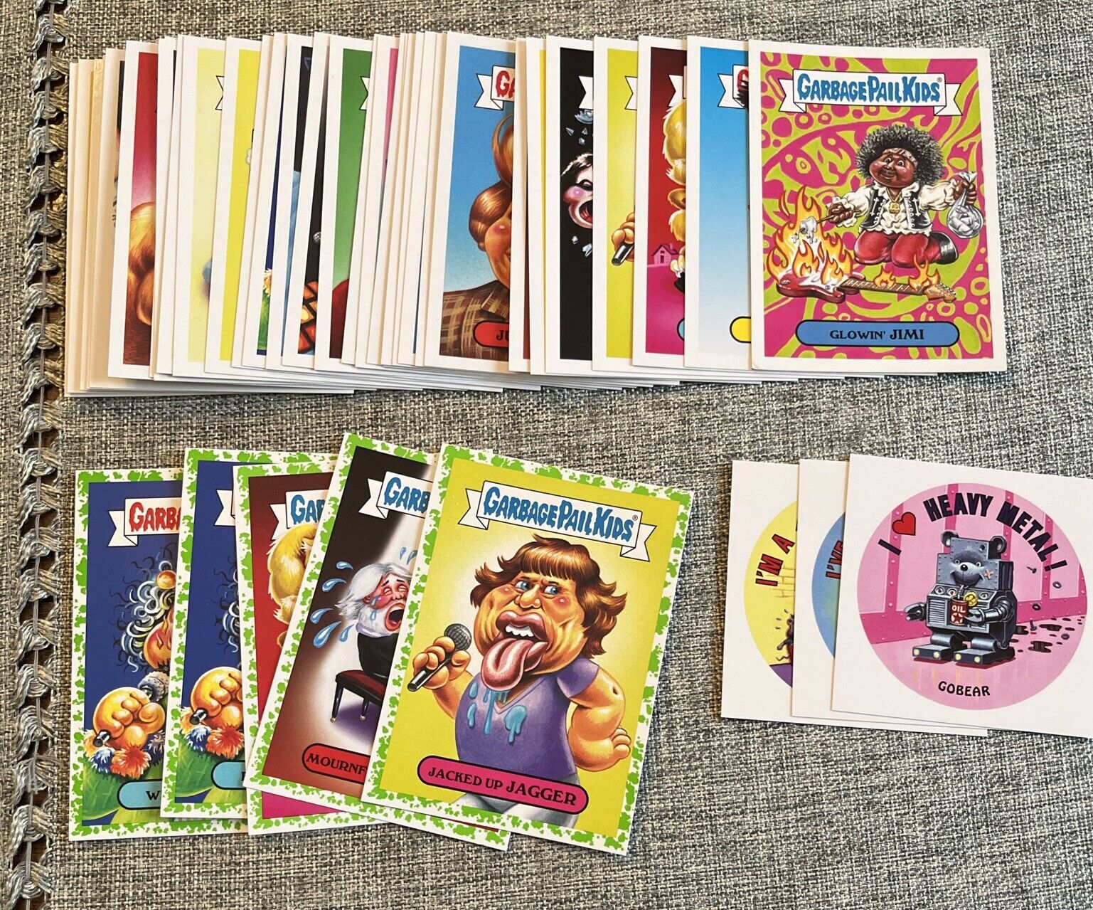 2017 Garbage Pail Kids Battle Of Bands 40 Card Lot With (3) Bear Stickers (read)