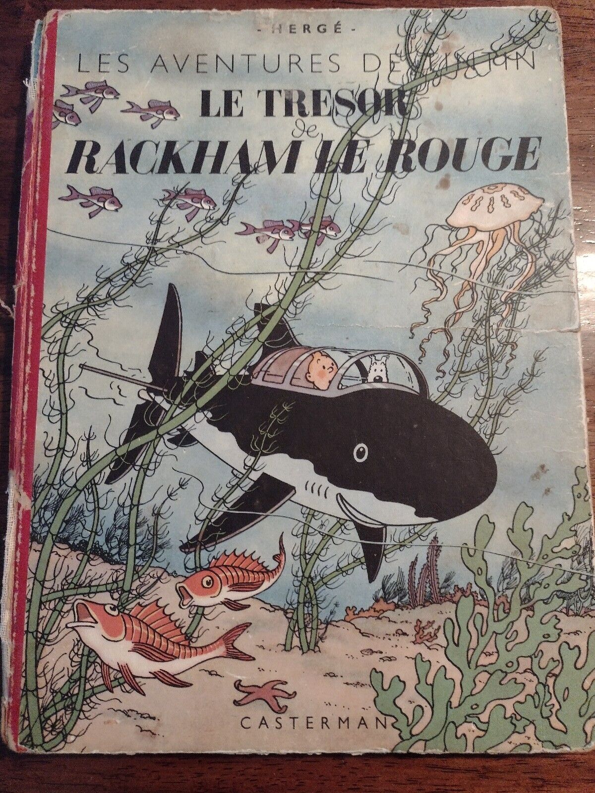 Tintin Le Trésor De Rackham Le Rouge 1950 Edition
