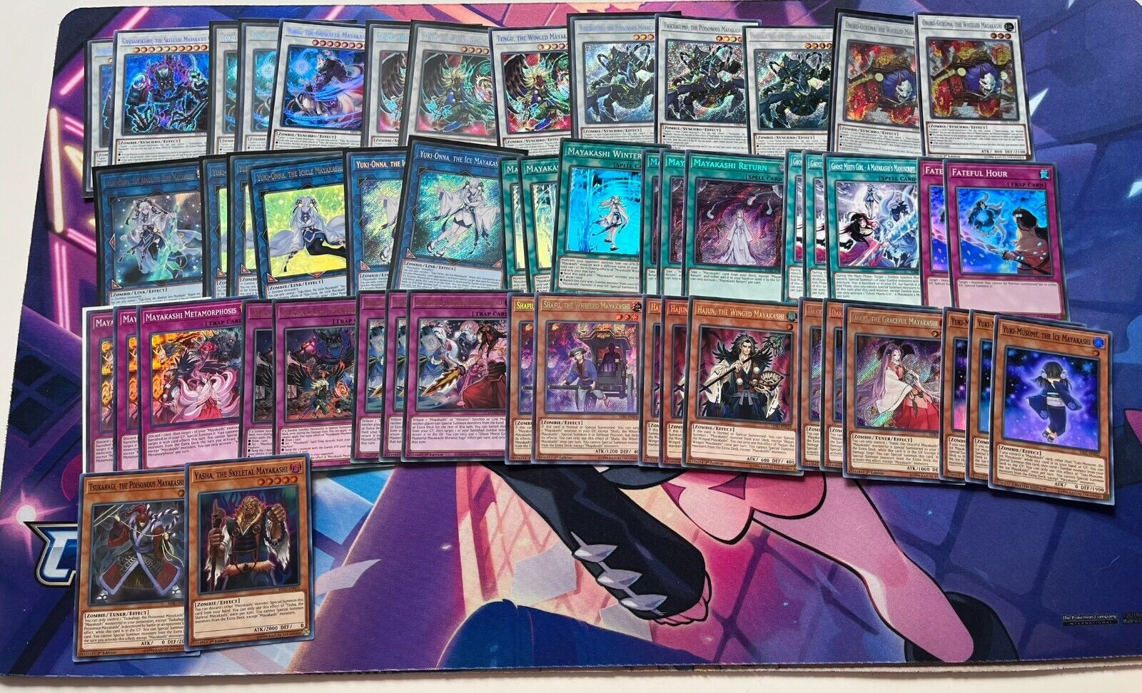 YUGIOH High Rarity Mayakashi Complete Deck Core + Zombie Support AMERICAN