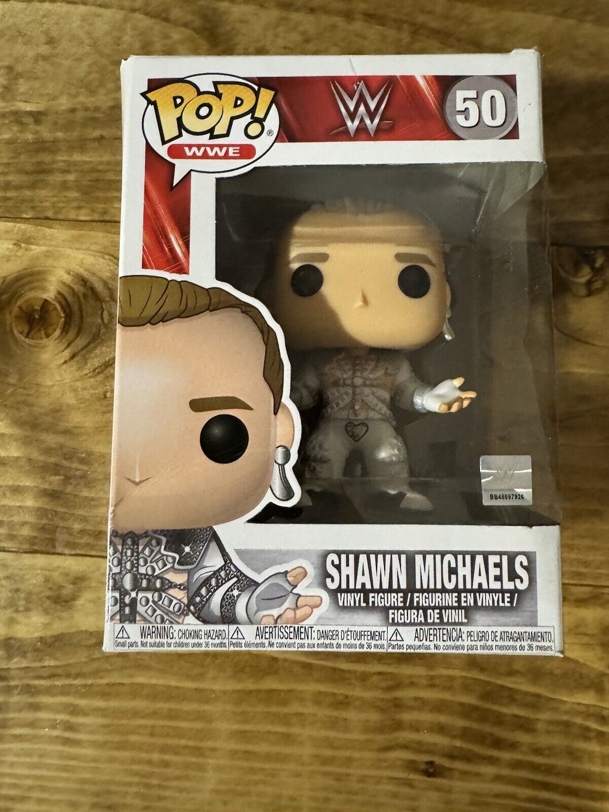Funko Pop WWE Shawn Michaels #50 Vaulted Collectible Vinyl Slightly Box Damage