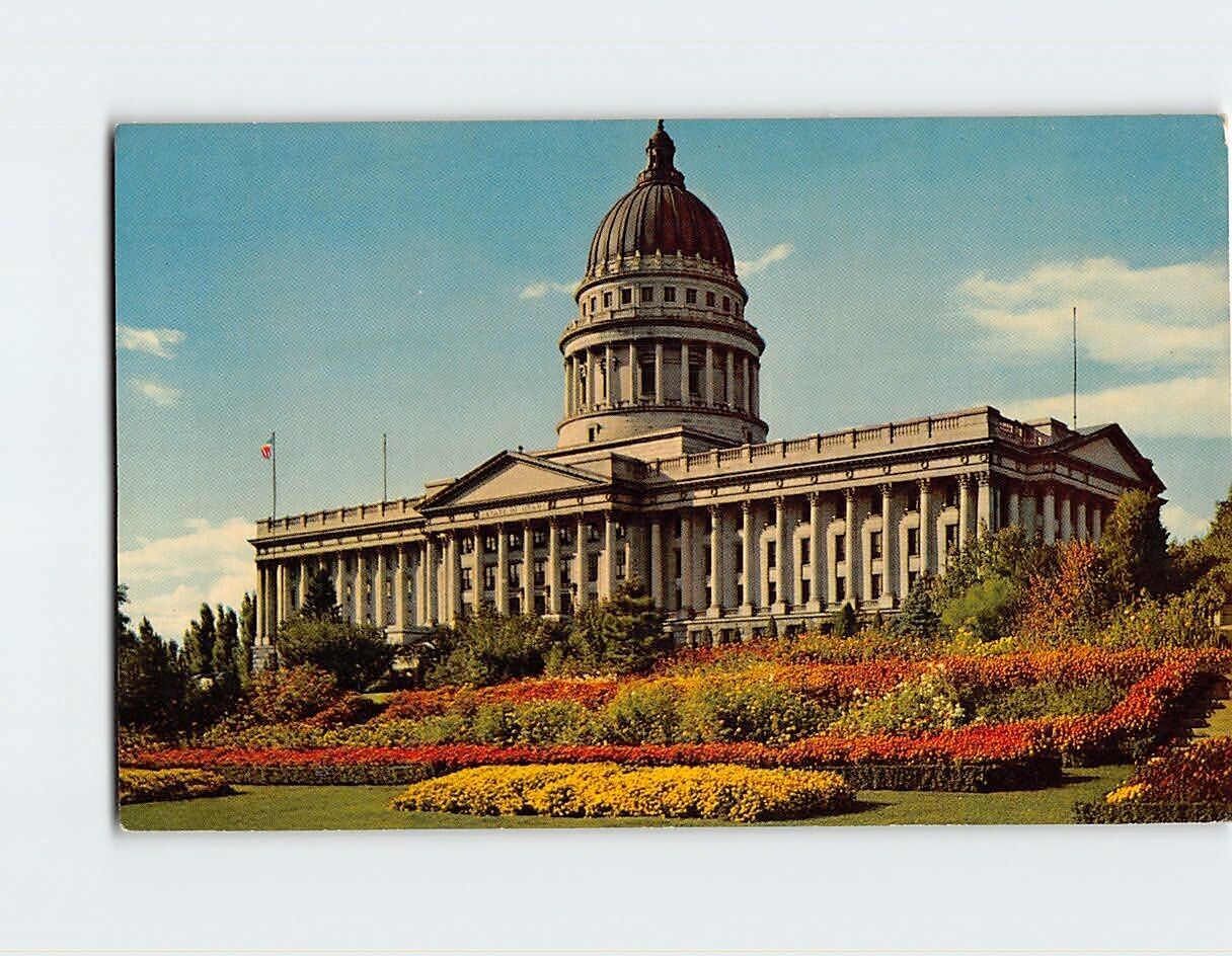 Postcard State Capitol Of Utah, Salt Lake City, Utah