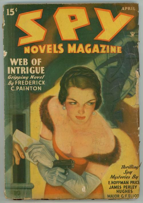 Spy Novels Apr 1935 GGA DeSoto Cover Art Pulp
