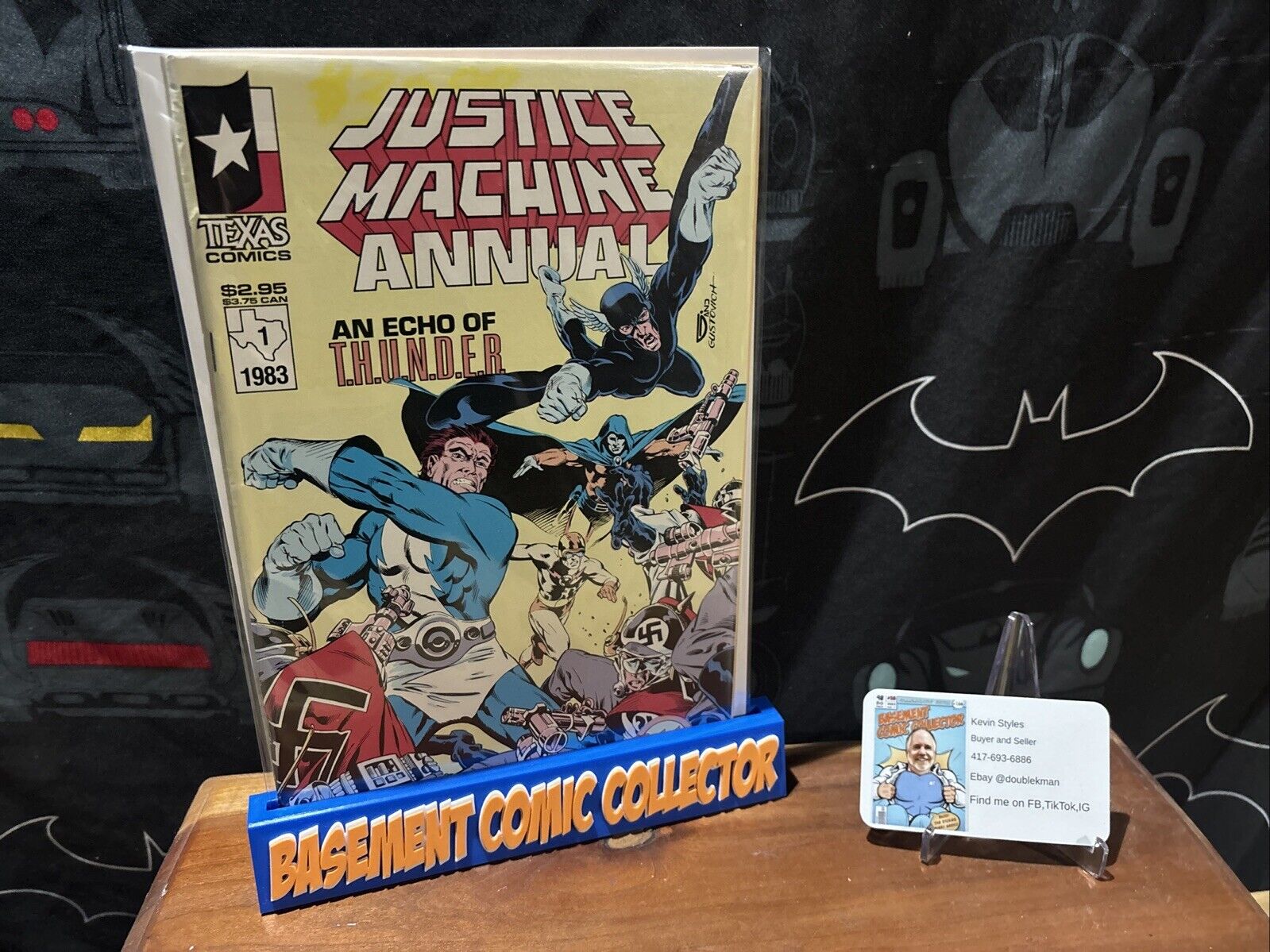 Justice Machine Annual #1 Comic 1983  Texas 1st App Elementals Gemini Shipped