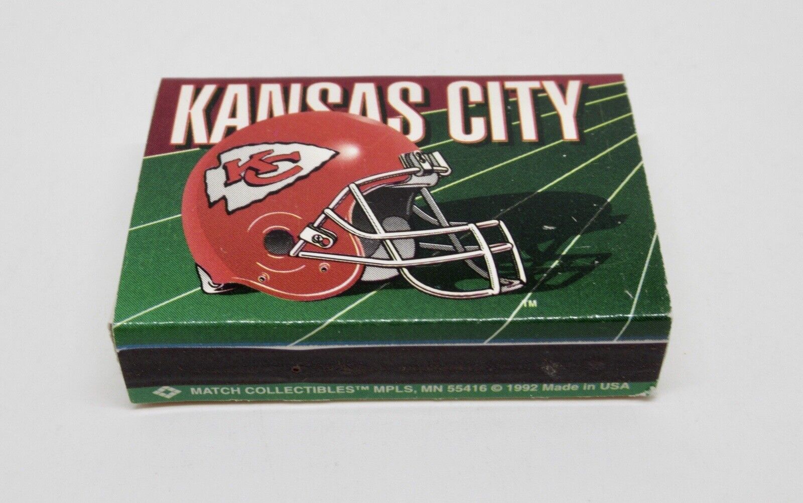 Kansas City Chiefs NFL Football Team Matchbook / Matchbox