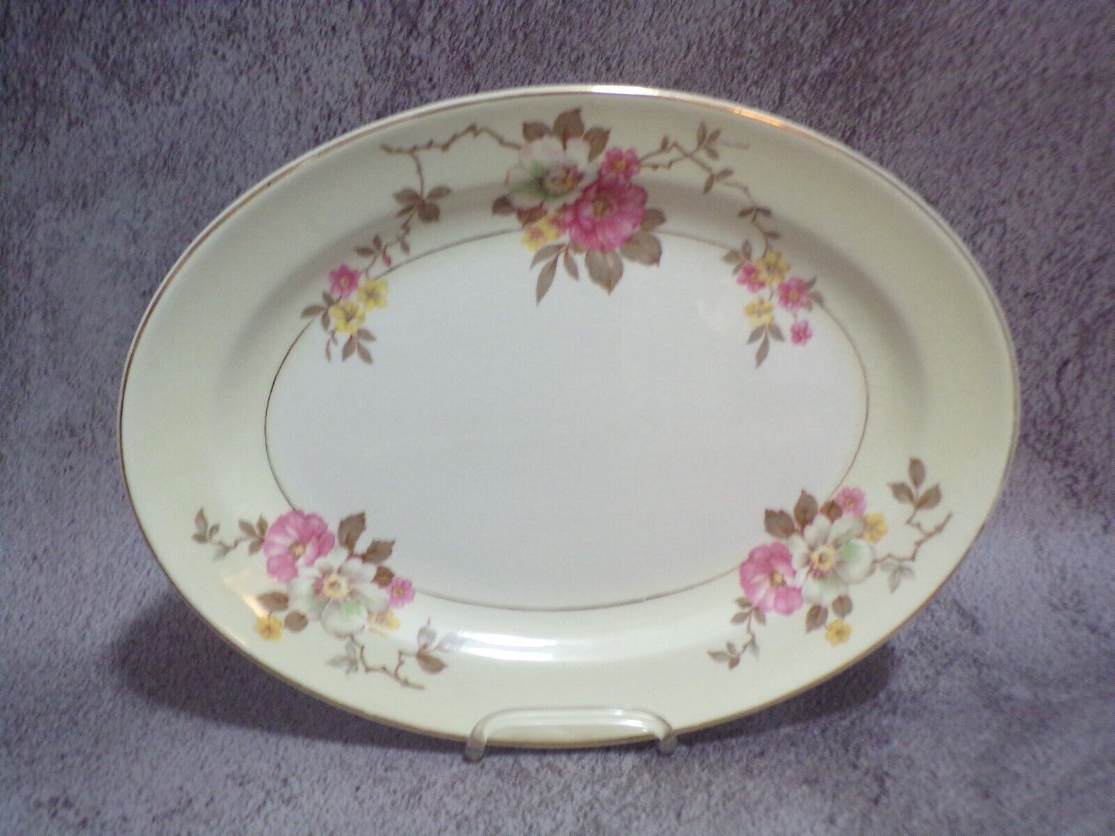 Edwin Knowles Mayday 49-3 Serving Platter