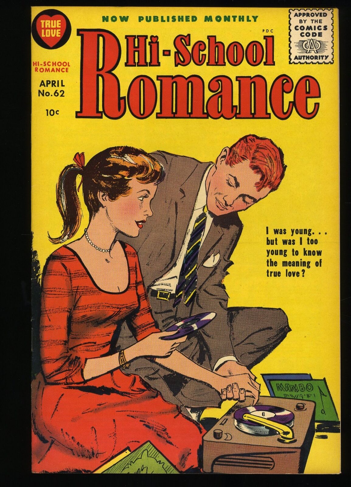 Hi-School Romance #62 VF+ 8.5 Harvey Publications (Home Comics) 1955