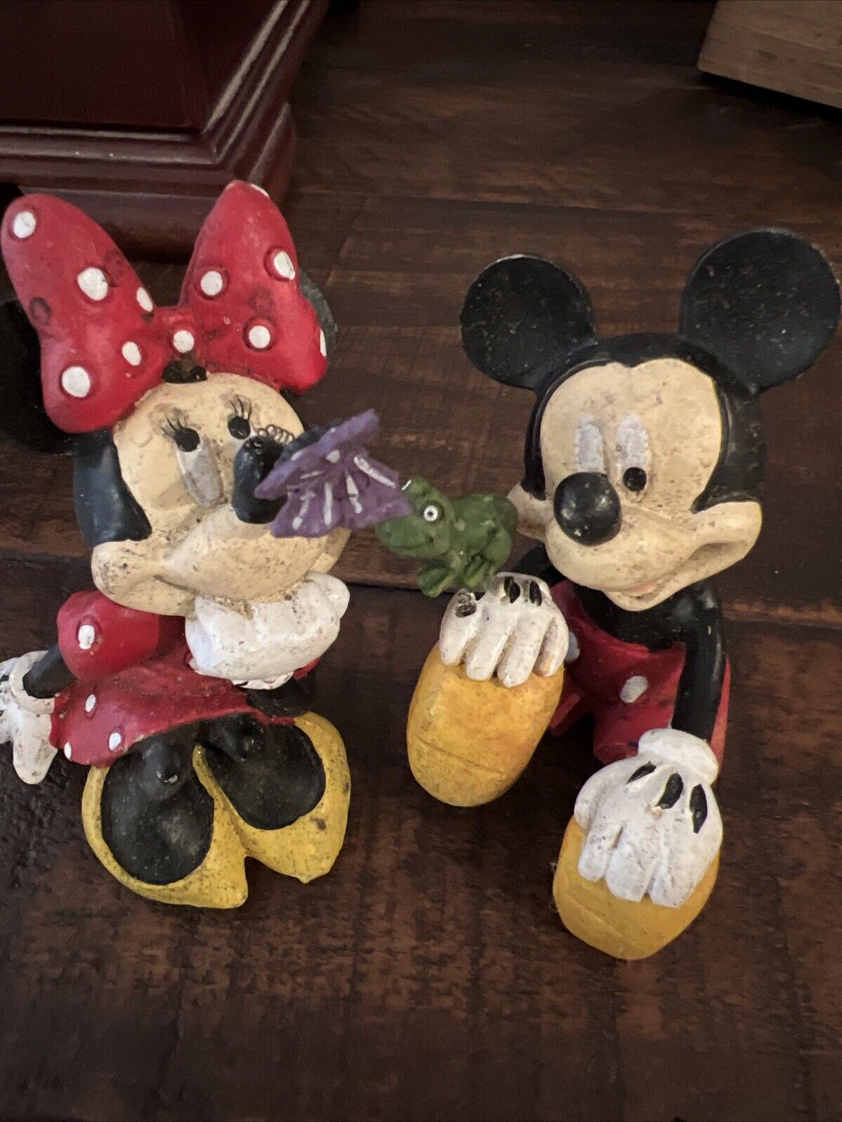 Vintage Disney Figures Mickey And Minnie Mouse As Pictures