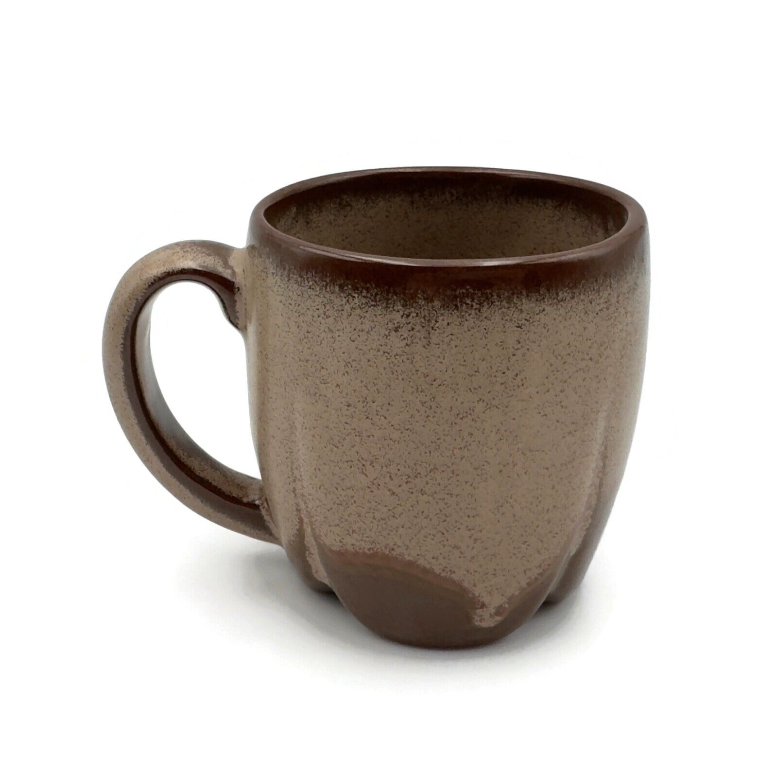 Vintage Frankoma C6 Brown Satin Coffee Mug