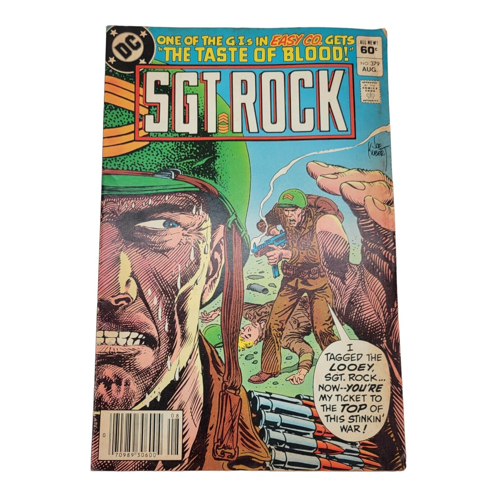 DC Comics Sgt Rock #379 Original Vintage 1983