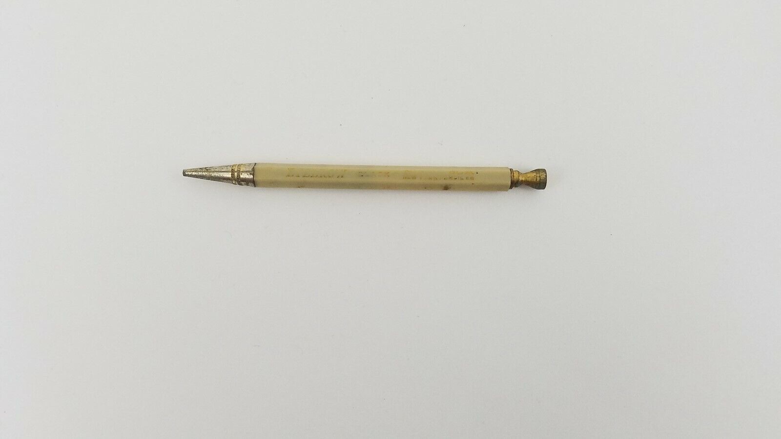 EMPTY NU-MASCA Mechanical Eye Brow Pencil New York Advertising Rare Vintage