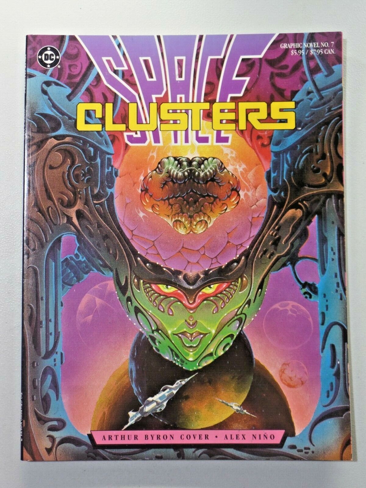 SPACE CLUSTERS by Arthur Byron Cover and Alex Nino DC Graphic Novel No. 7 9777