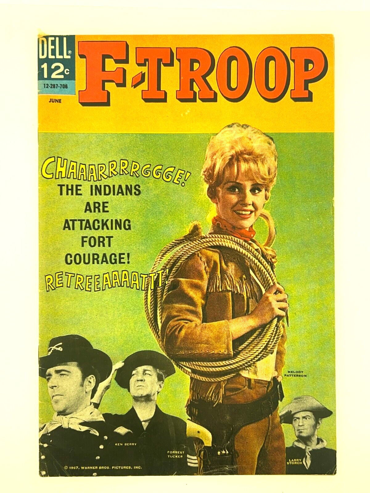 F-Troop #6 1967-Dell-TV series-Ken Berry-Forrest Tucker-Melody Patterson 12-287