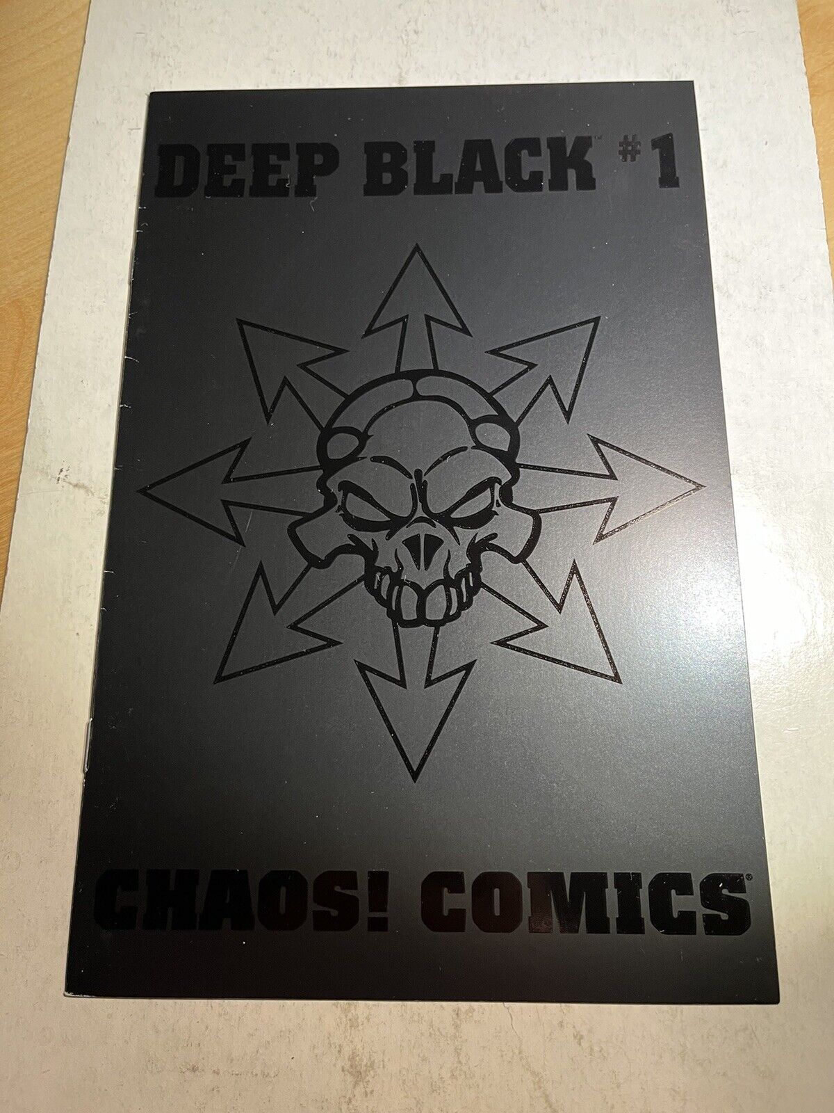 Deep Black 1 Chaos Comics Black Variant Lady Death Evil Ernie