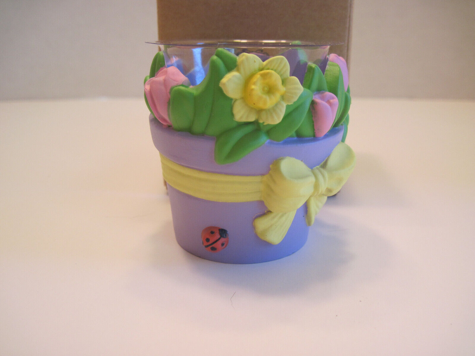 Vintage Avon Flower Pot Egg Cup New in Box ~~ Adorable