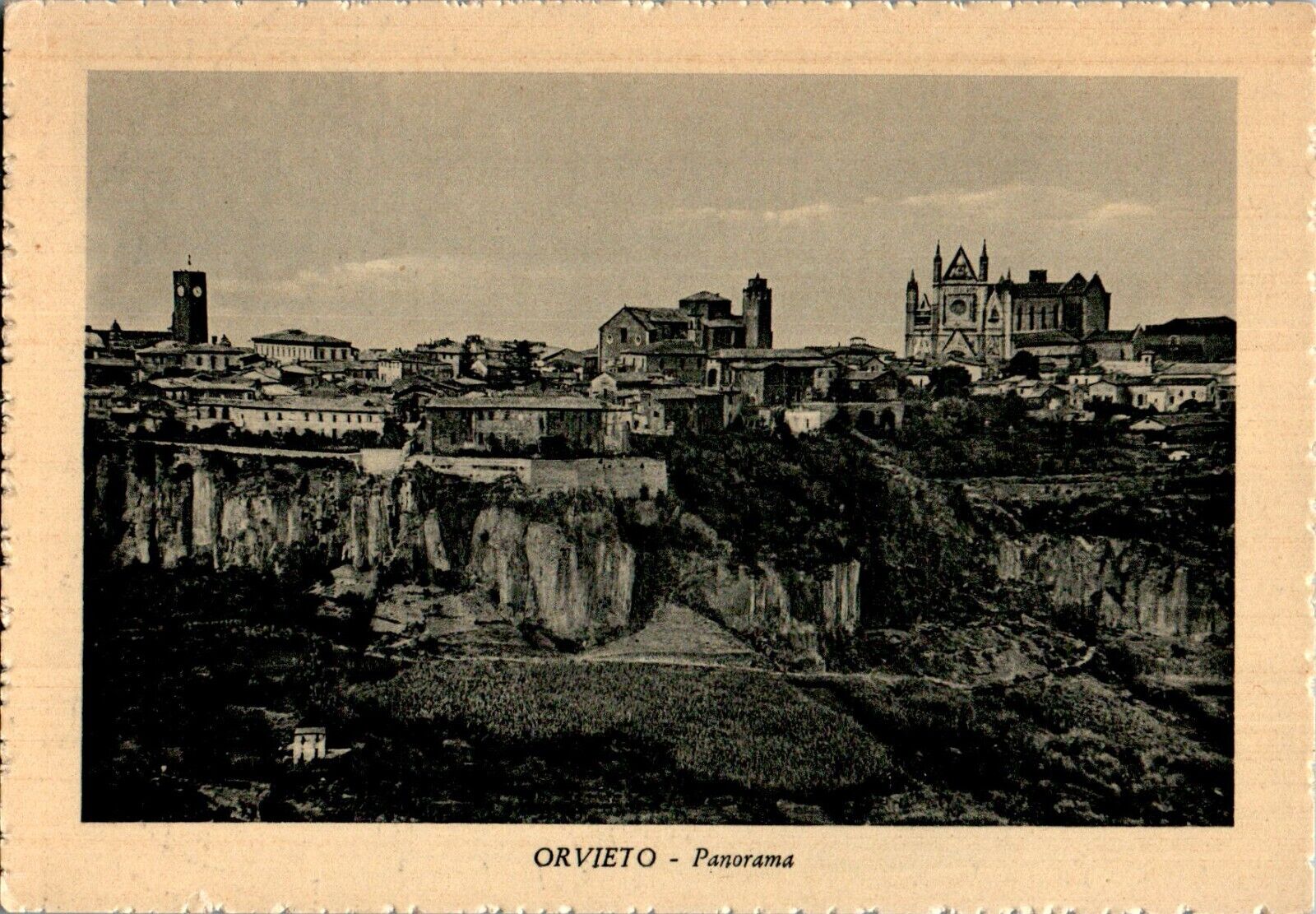 Panorama View, Orvieto, Italy Postcard