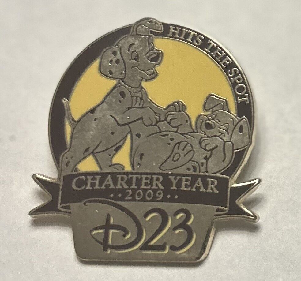 Disney D23 2009 Expo - Charter Year 2009 Pin - 101 Dalmatians