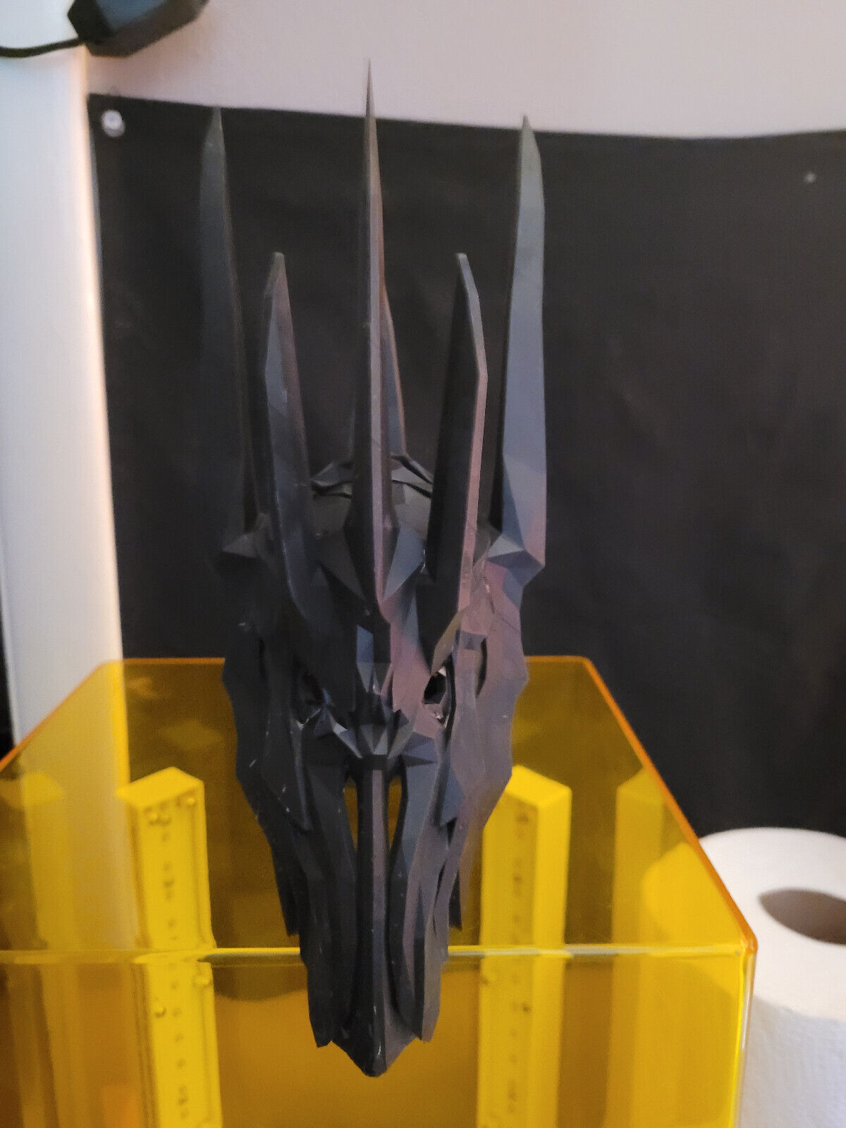 LORD OF THE RINGS - SAURON HELMET - 3D PRINTED - XL
