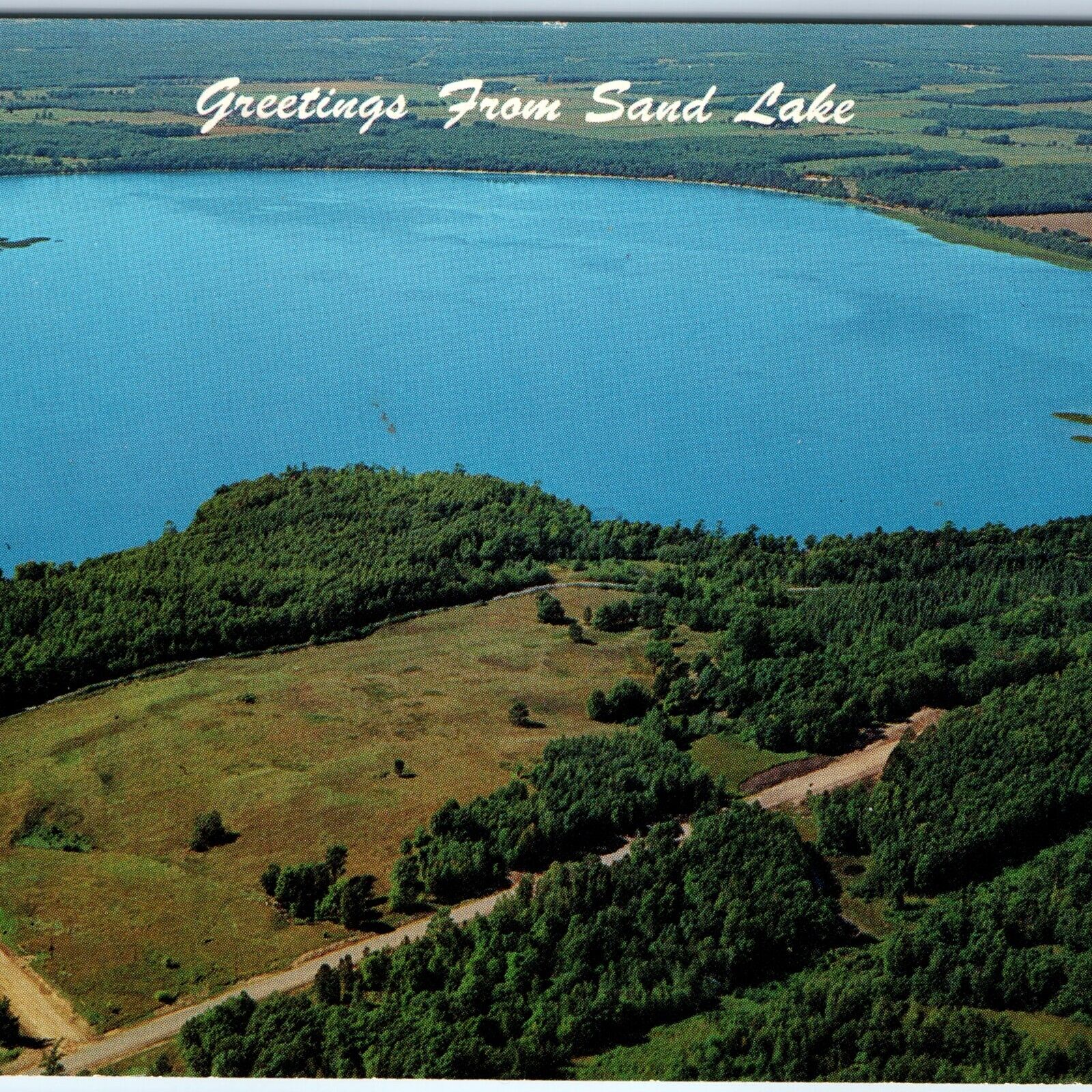 c1960s Stone Lake / Hayward, WI Rural Sand Resort Wartemann Sommer Elsie PC A232
