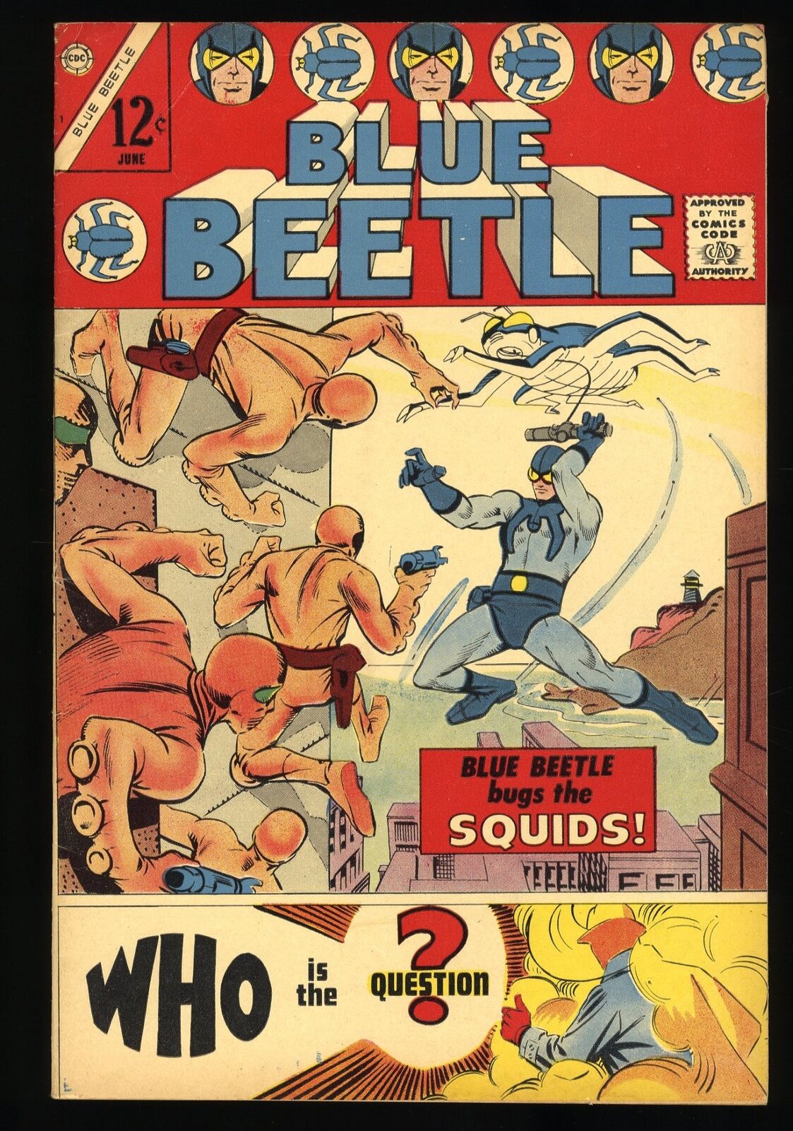 Blue Beetle (1964) #1 FN+ 6.5 1st Appearance Question Charlton 1964