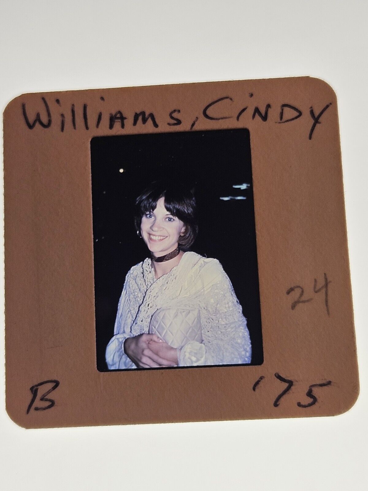 CINDY WILLIAMS ACTRESS VINTAGE PHOTO 35MM FILM SLIDE
