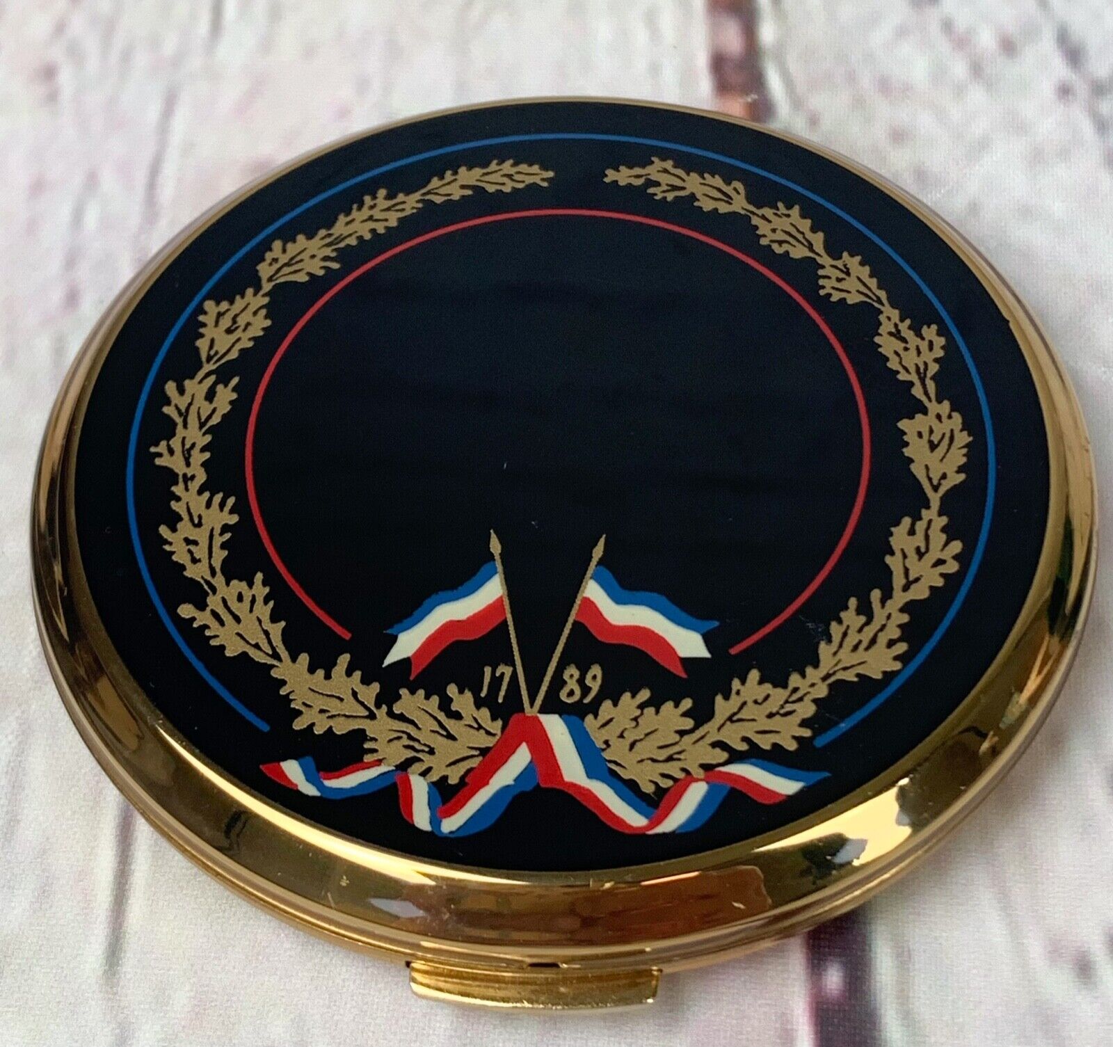 LANCOME French Revolution Commemorative Maquifinish Powder Compact Mirror Case