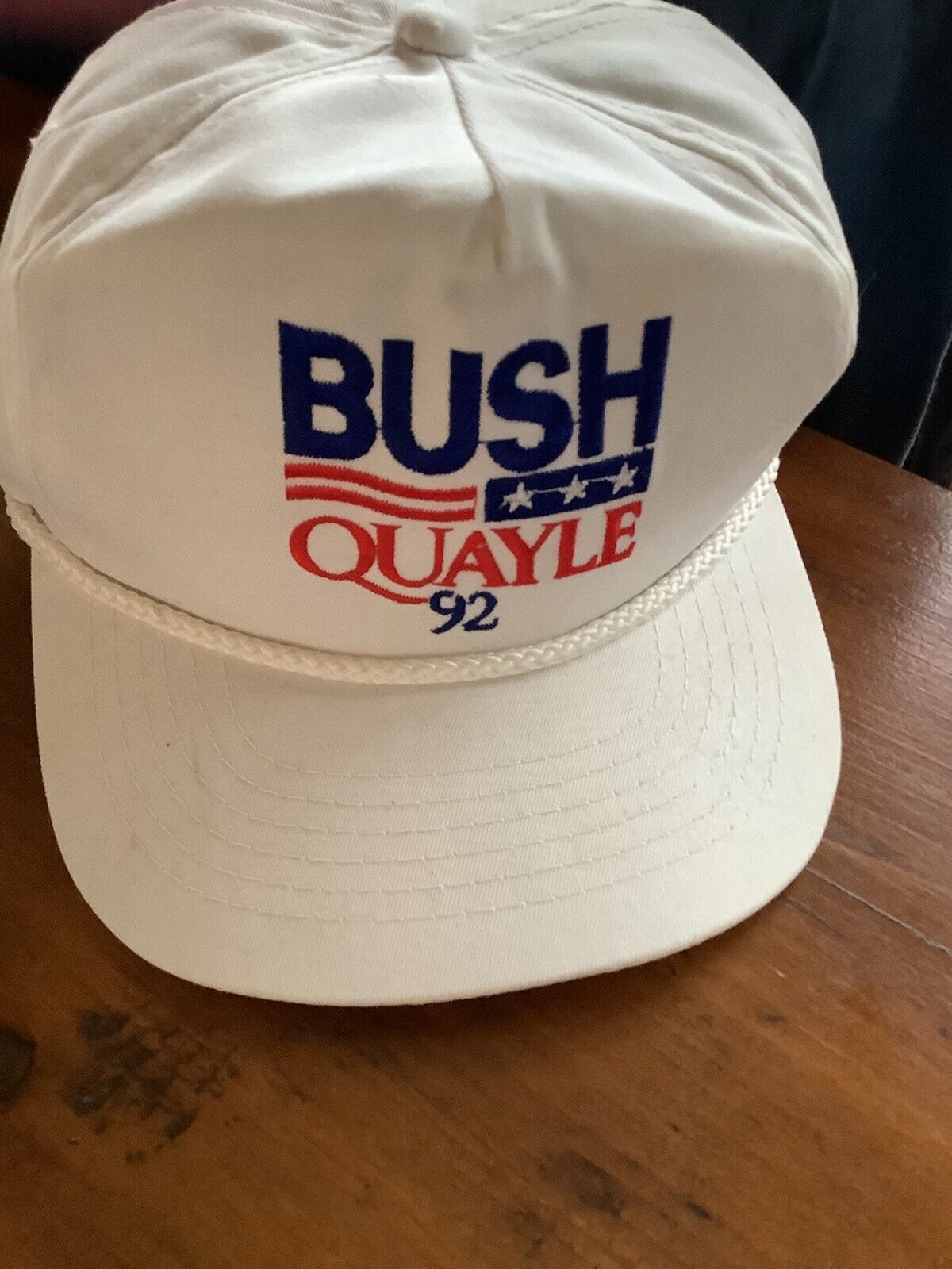 Autographed 1992 George Bush/ Dan Quayle Presidential Re-Election Campaign Hat