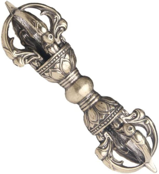 Tibetan Buddhism Dorje Vajra Phurba: Brass Amulet Handmade Nepal Collectibles1