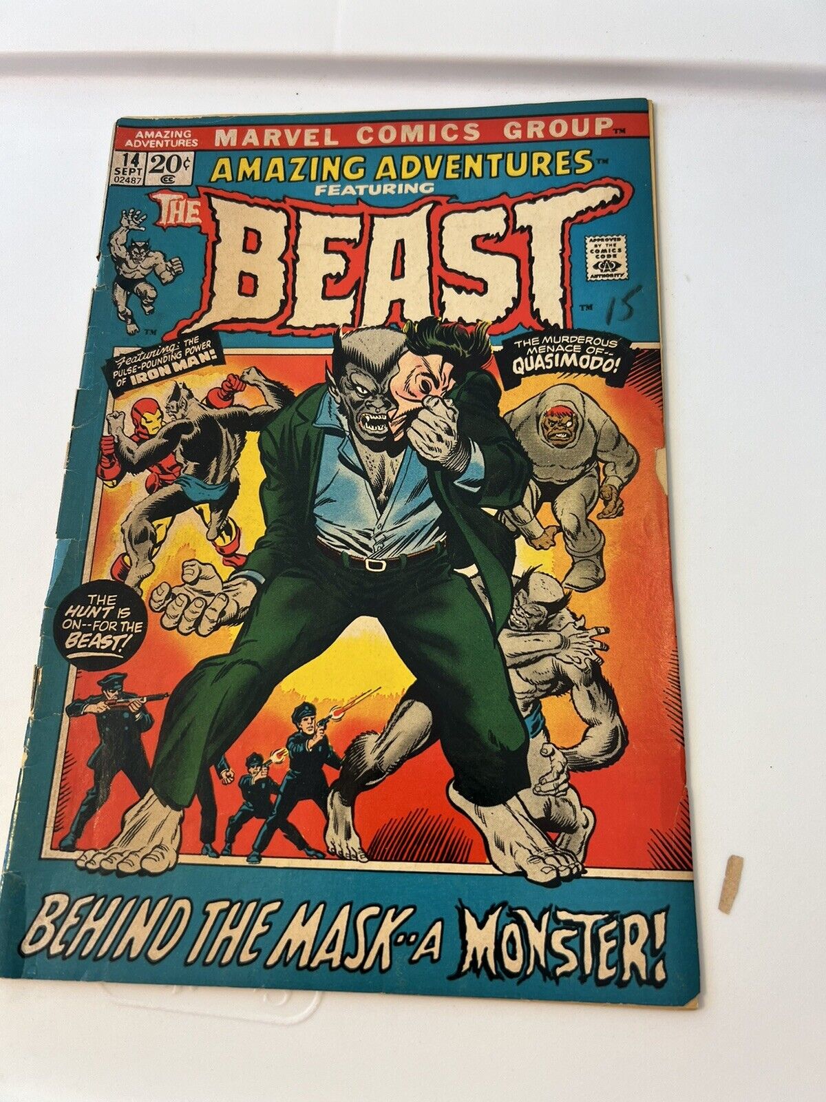 Marvel The Beast #14 1972