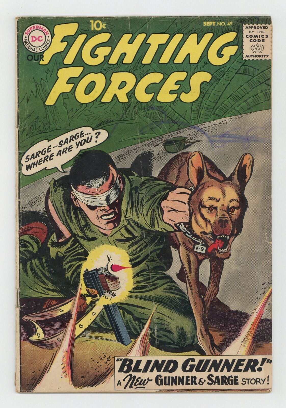 Our Fighting Forces #49 GD 2.0 1959