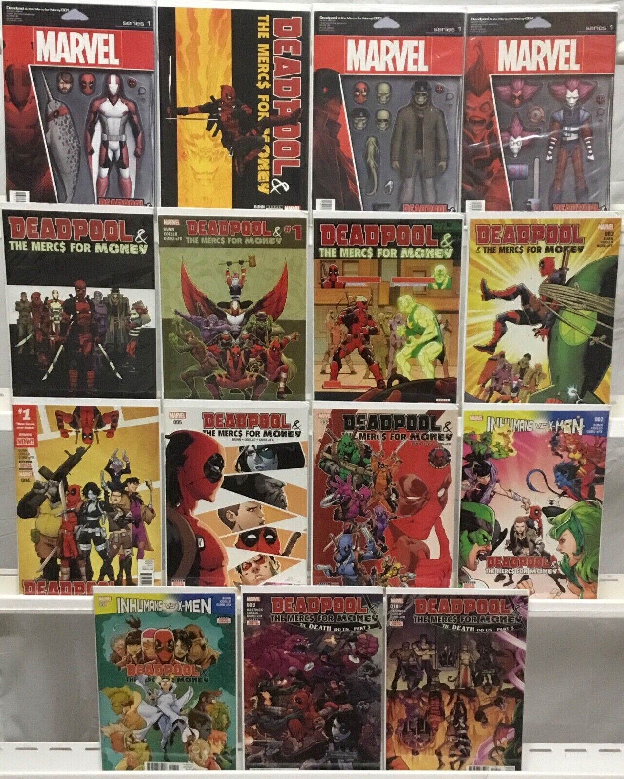 Marvel Comics Deadpool & the Mercs For Money 1st and 2nd Series Complete Sets