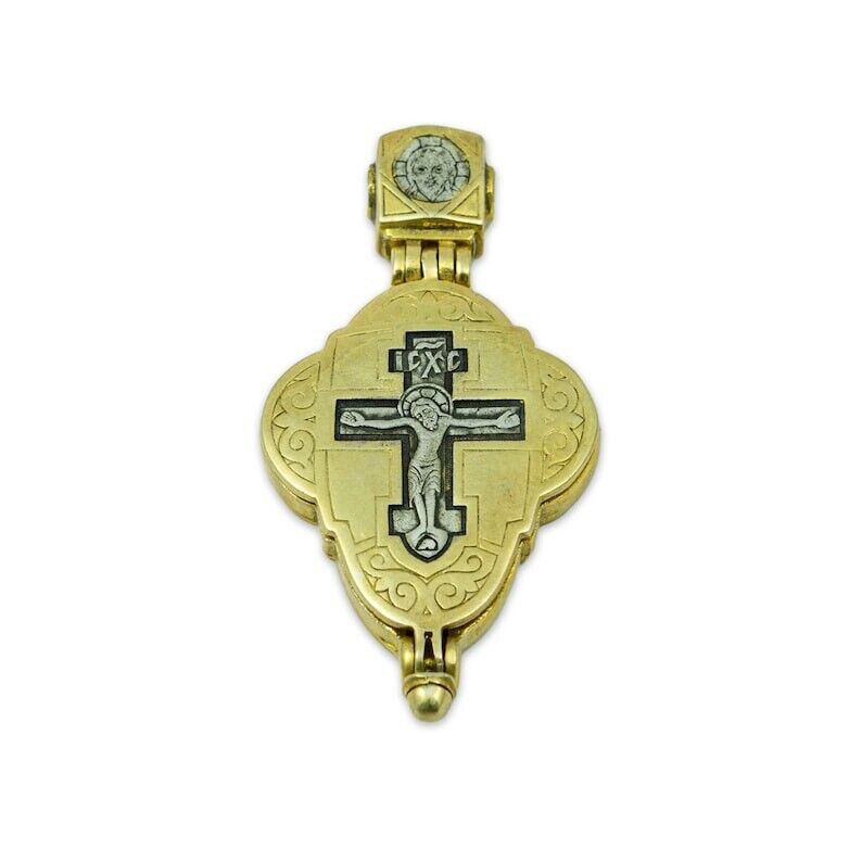 Christian Silver Cross Sterling Silver Orthodox Crucifix