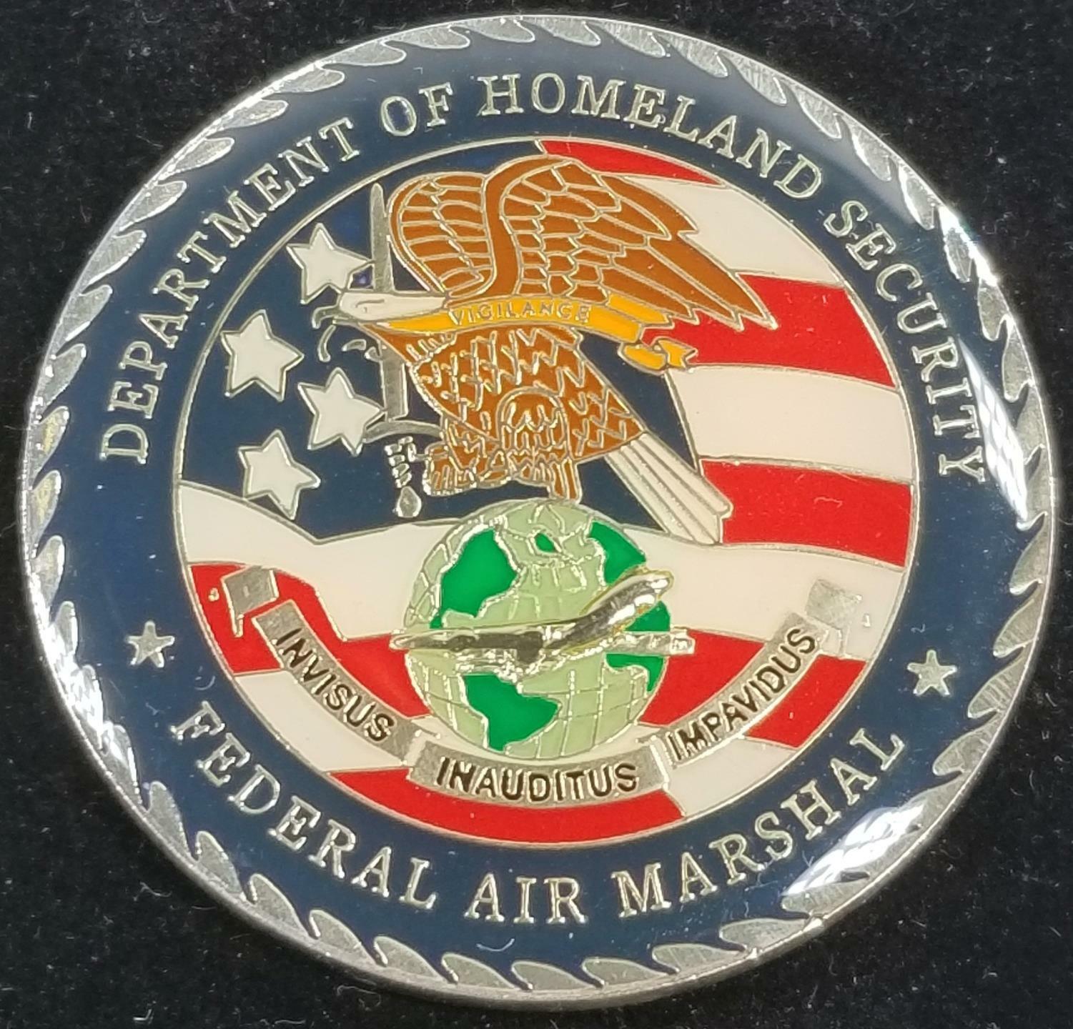 Federal Air Marshal FAM Pittsburgh Field Office Never Forget D HS Challenge Coin