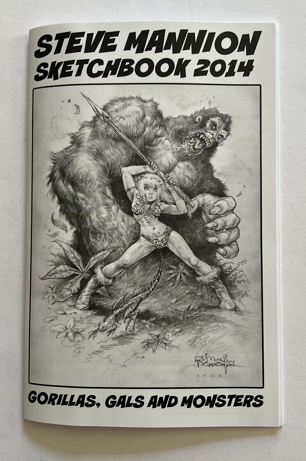 Steve Mannion Sketchbook 2014 RARE Fearless Dawn  (2014) Asylum Press Manga Size
