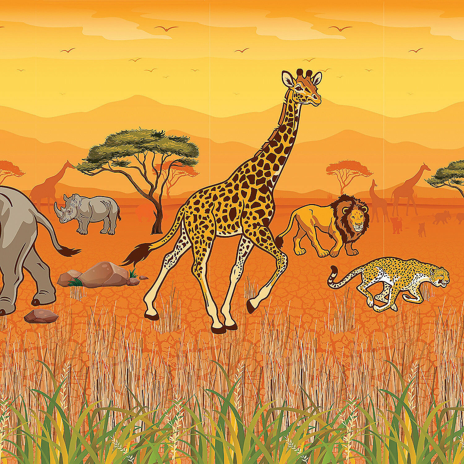 African Safari Vbs Design-A-Room Pack - Party Decor - 1 Piece
