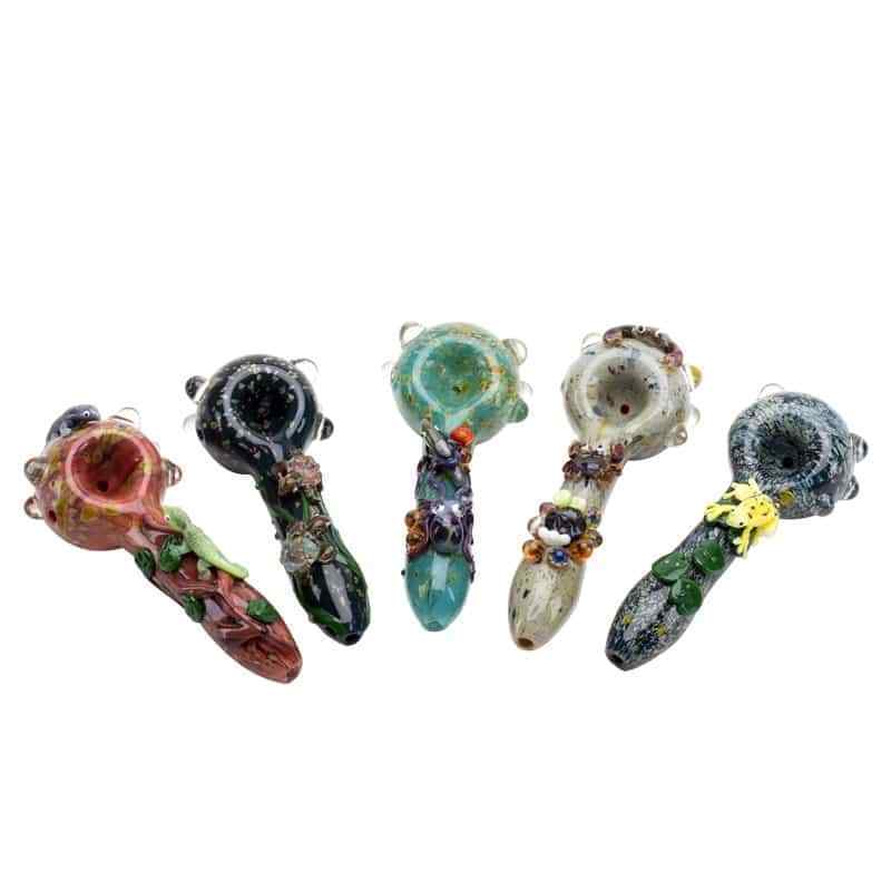 Empire Glassworks Critters Glass Spoon Hand Pipe - Assorted Designs / 1 Piece
