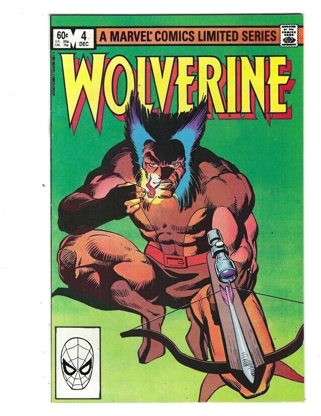 Wolverine #4 1982 Limited Series VF/NM or better Frank Miller Combine Shipping