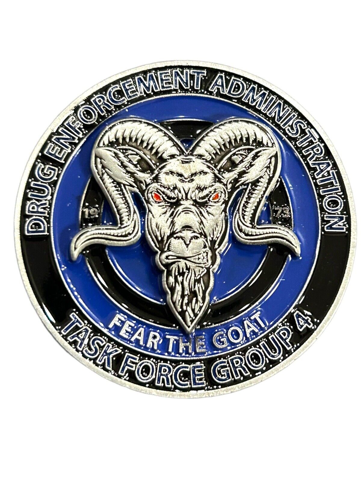 Rare US Drug Enforcement Administration DEA Atlanta Task Force Challenge Coin 3H