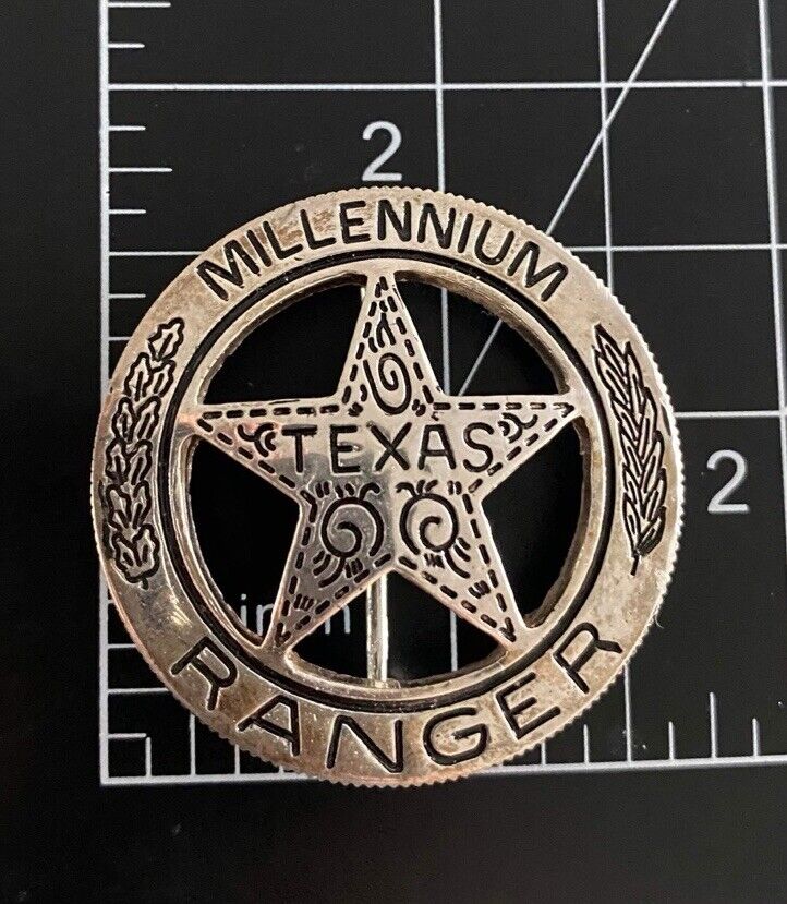 RARE Texas Ranger Millennium Peso OBSOLETE Rangers Badge Authentic