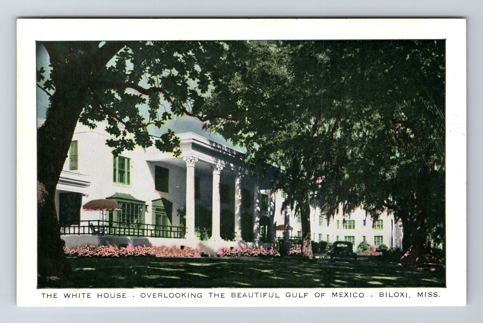 Biloxi MS-Mississippi, The White House, Antique, Vintage Postcard