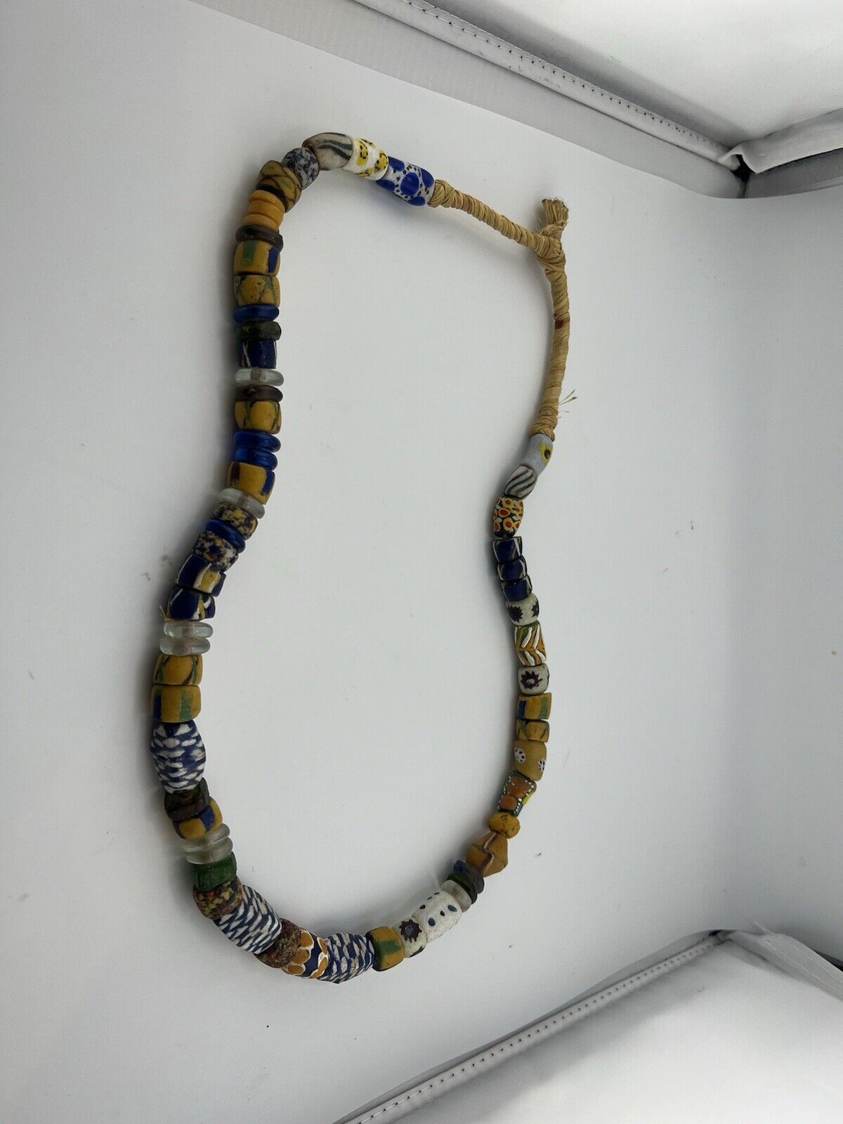 Vintage African Italian Trade Bead Necklace Beads Large Very Colorful And Unique
