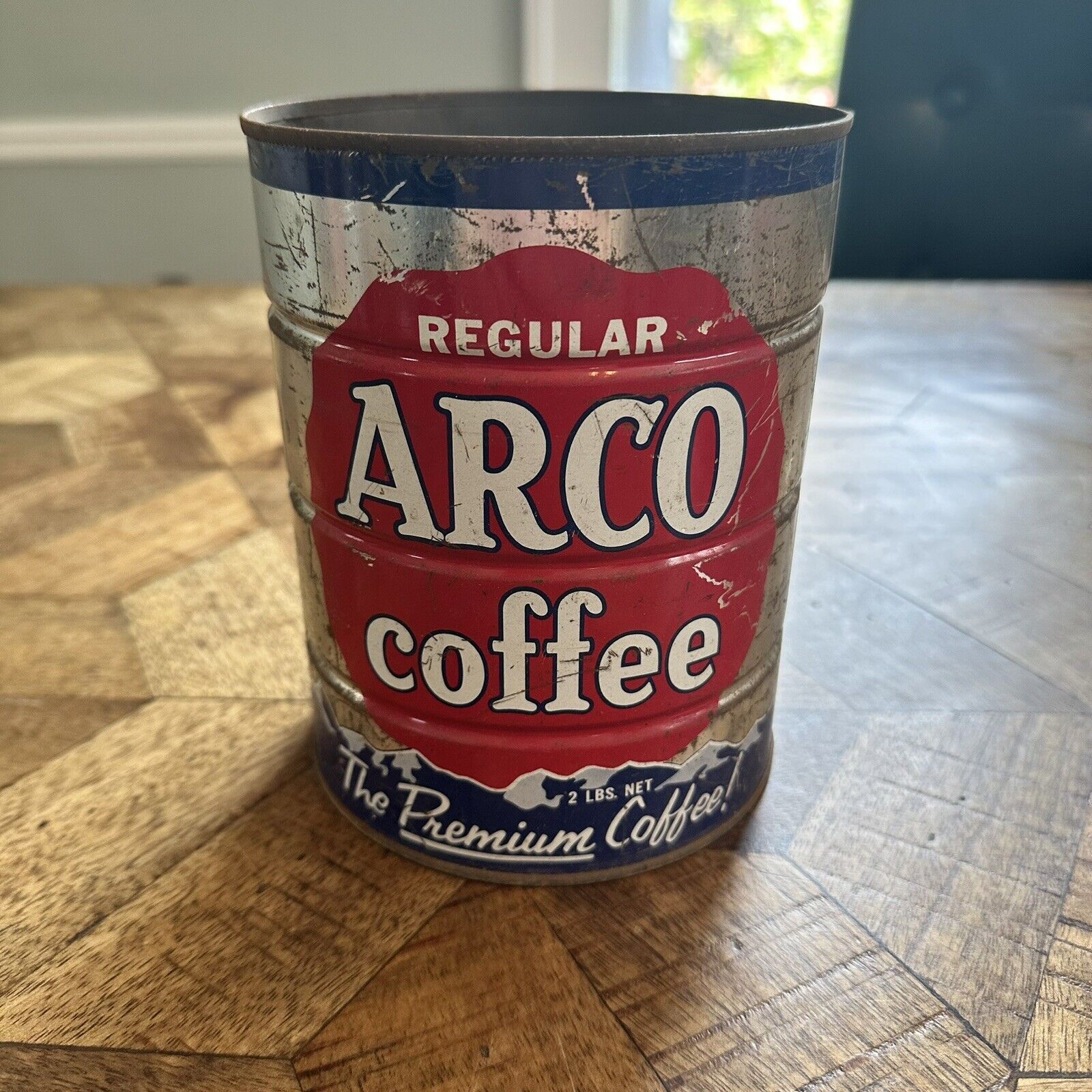 Vintage Arco 2 Lb Coffee Can Duluth Mn Scarce Variation