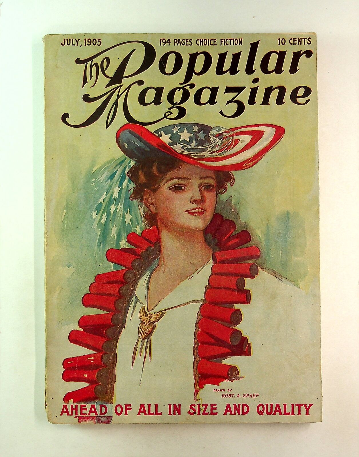 Popular Magazine Pulp Jul 1905 Vol. 4 #3 GD- 1.8 TRIMMED