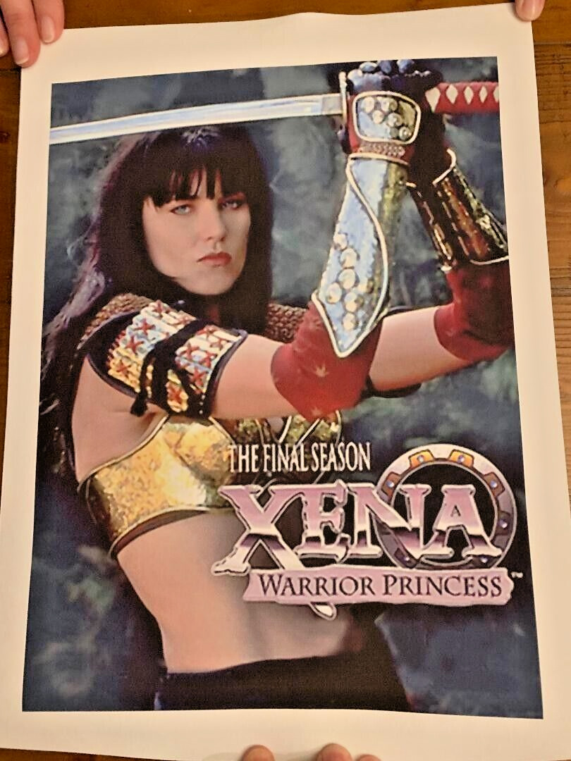 Xena Warrior Princess Final Season Samurai+Katana-AFIN~Finale~Small Poster~RARE