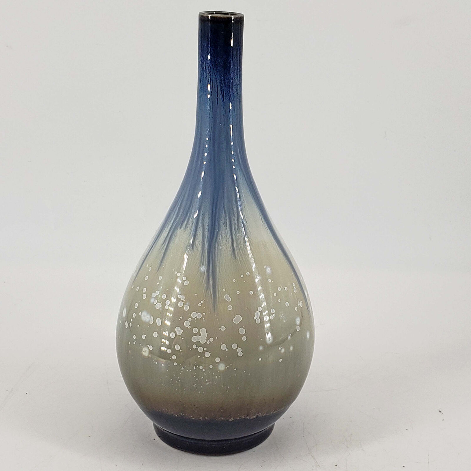 Mid century boho style Studio art small ceramic bud vase