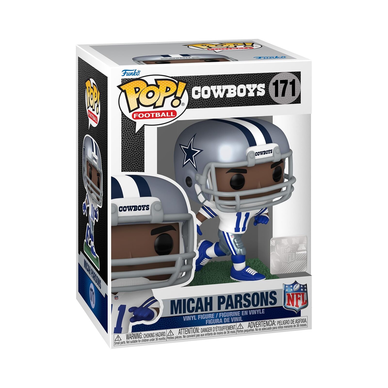 Micah Parsons (Dallas Cowboys) Funko Pop NFL Series 9 Figure w/ Protector