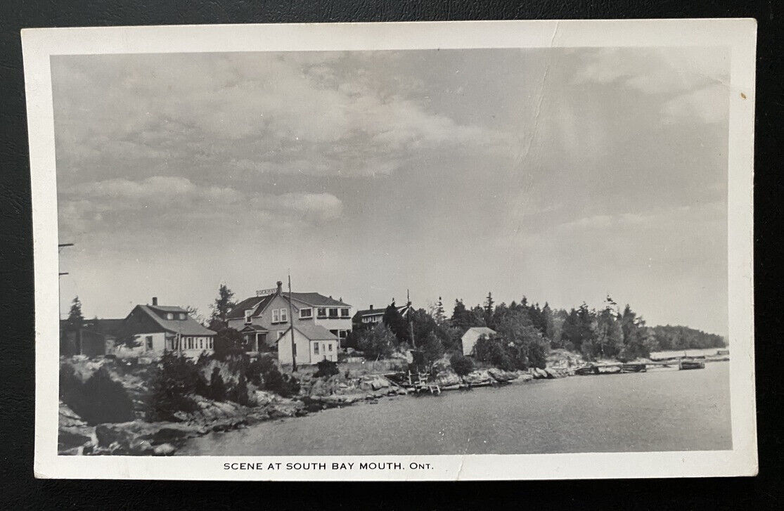 Postcard RPPC South Bay Mouth Manitoulin Island Scene Ontario